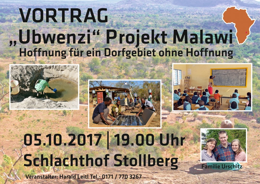 Vortrag Ubwenzi Projekt Malawi