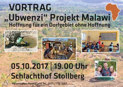 Vortrag Ubwenzi Projekt Malawi