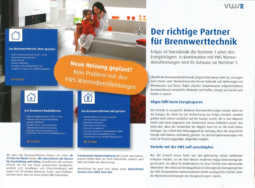 Der richtige Partner für Brennwerttechnik - VWS