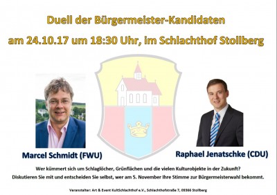 Duell der Bürgermeister-Kandidaten