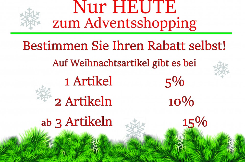 Adventsshopping in Uhrer Geschenkboutique in Rochlitz