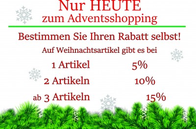 Adventsshopping in Uhrer Geschenkboutique in Rochlitz