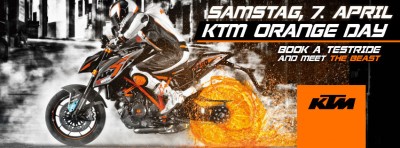 Erinnerung: KTM Orange Day am 7.4.2018